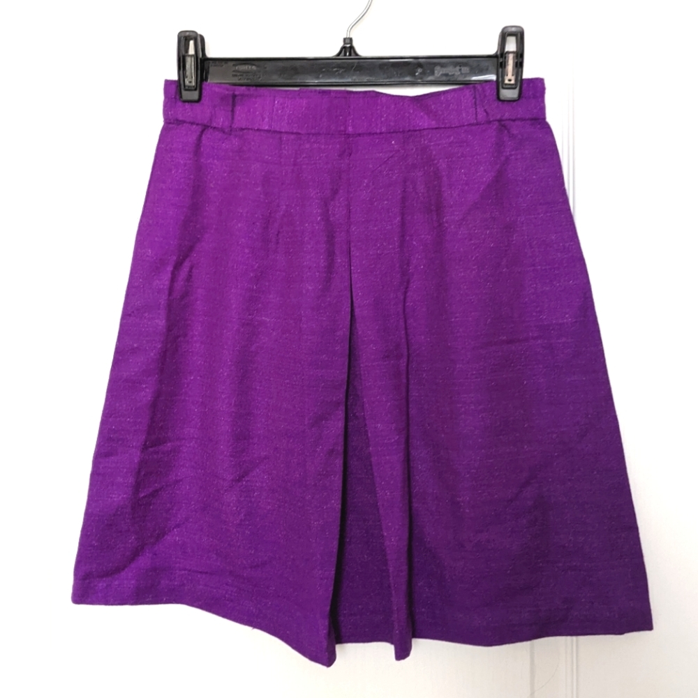 Vintage A-Line Skirt in Royal Purple